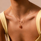 Birth Flower Charm Necklace