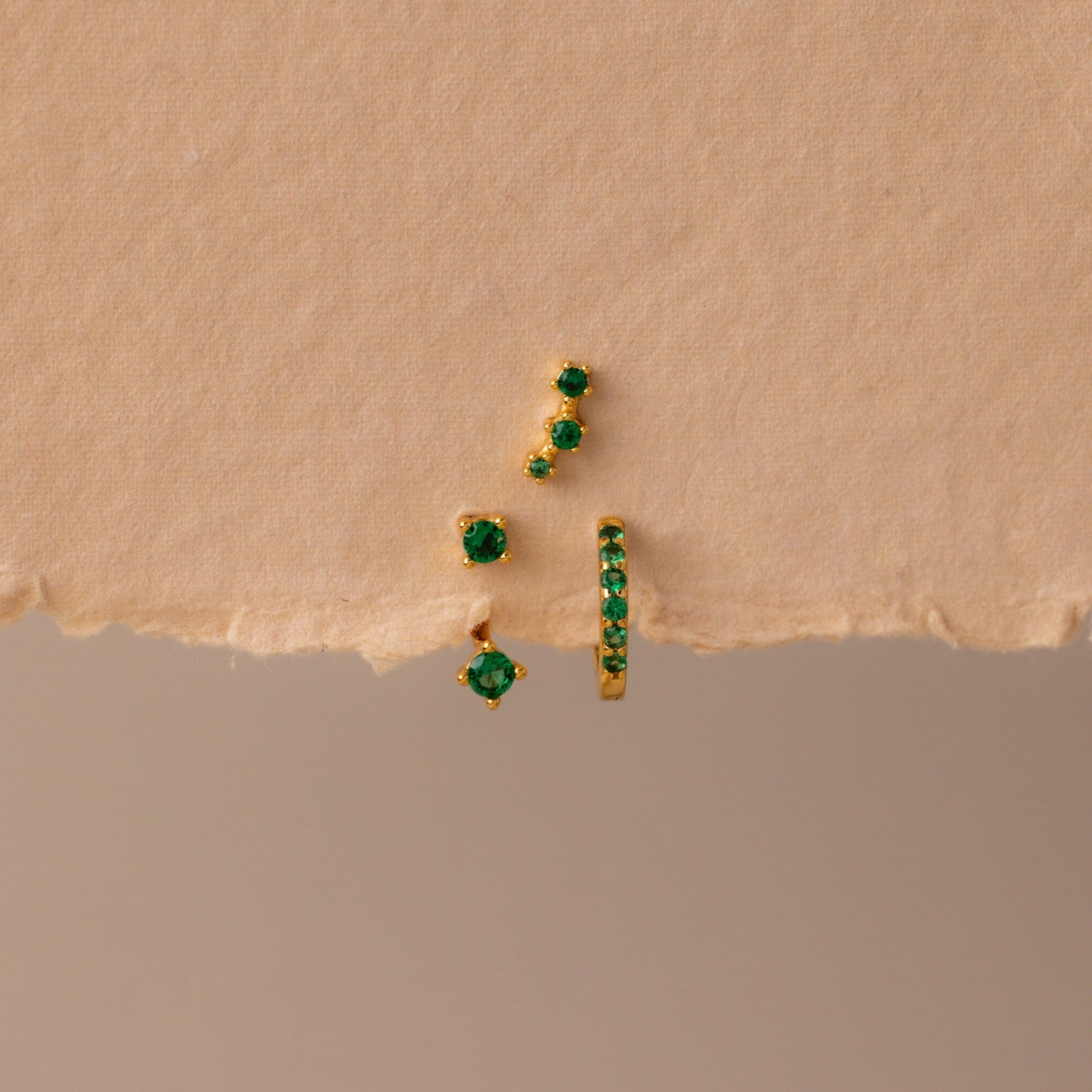 Birthstone Earring Trio Set