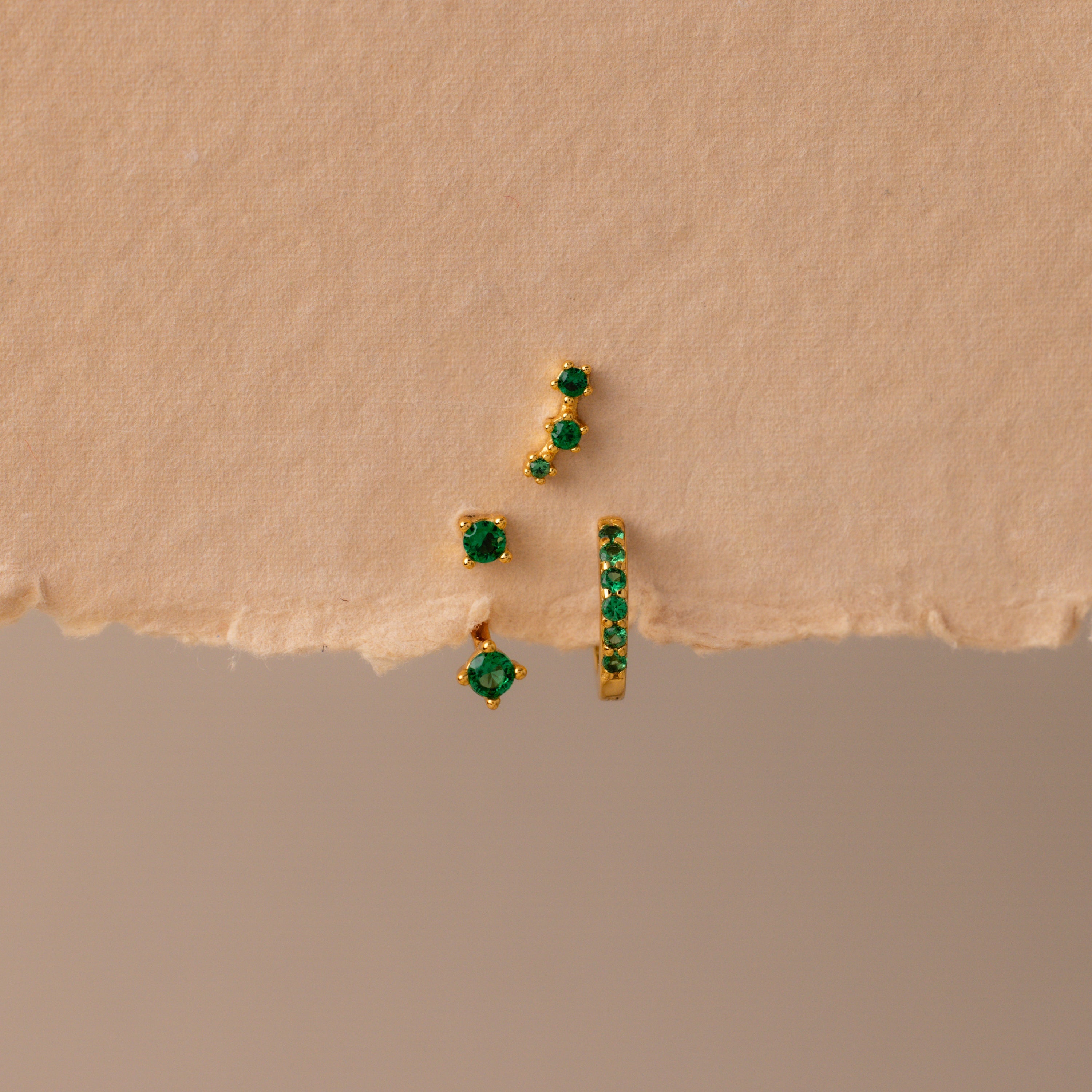Birthstone Earring Trio Set