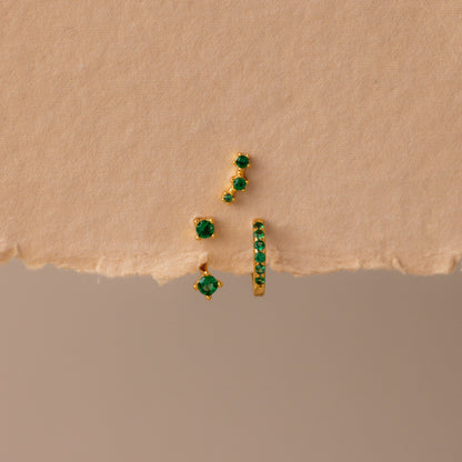 Birthstone Earring Trio Set
