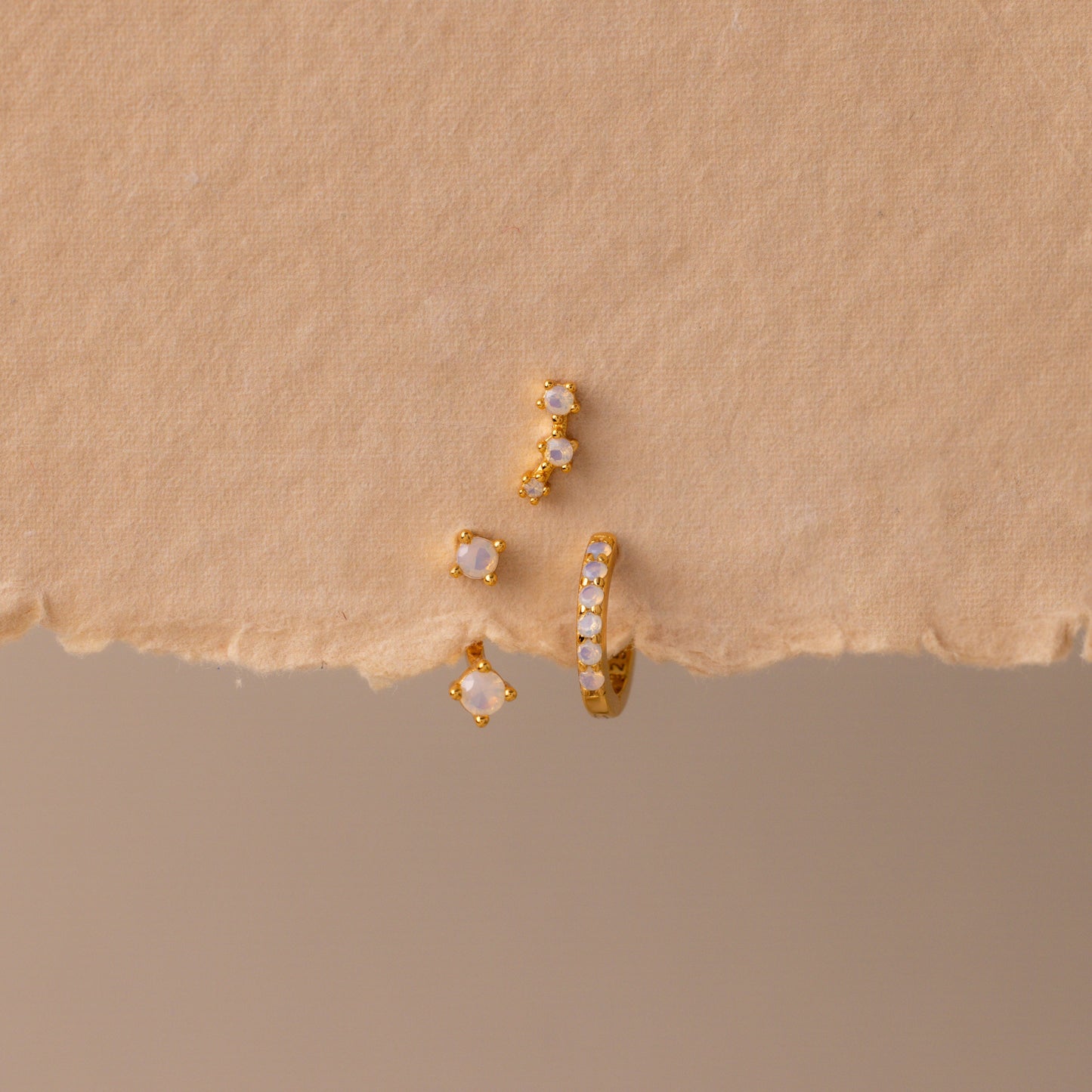 Birthstone Earring Trio Set