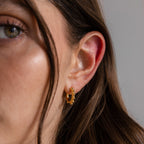 Beaded Hoops