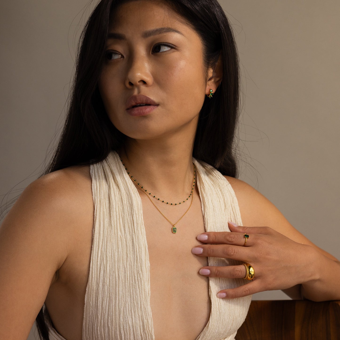 North Star Gemstone Necklace