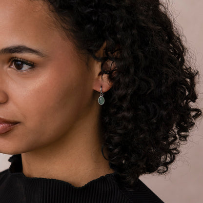 Jade Drop Hoops
