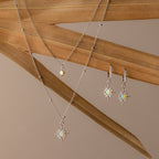 Opal Star Necklace & Earrings Set