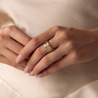 Mosaic Diamond Baguette Ring