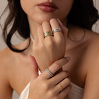 Mosaic Diamond Baguette Ring