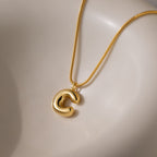Bubble Letter Necklace