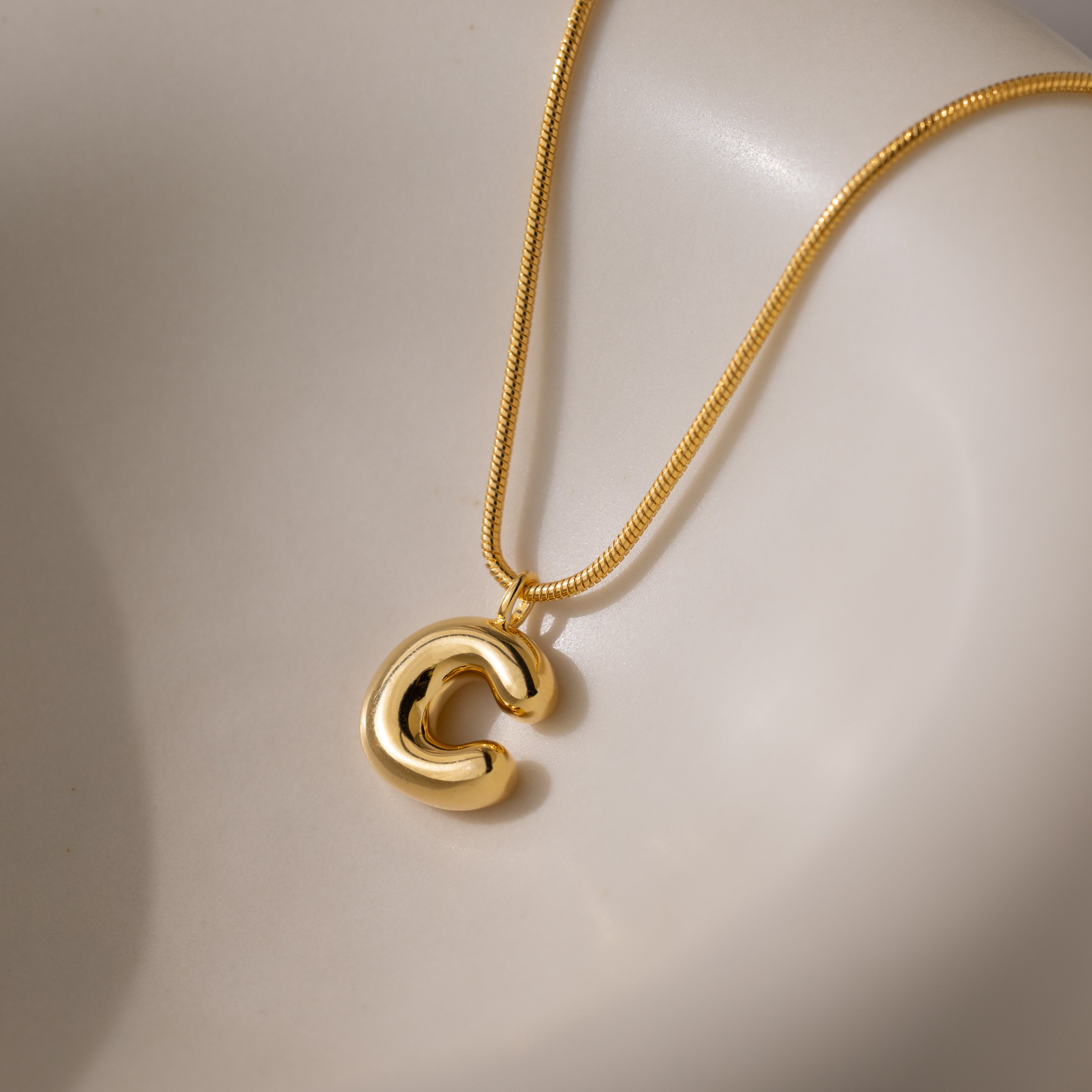 Bubble Letter Necklace