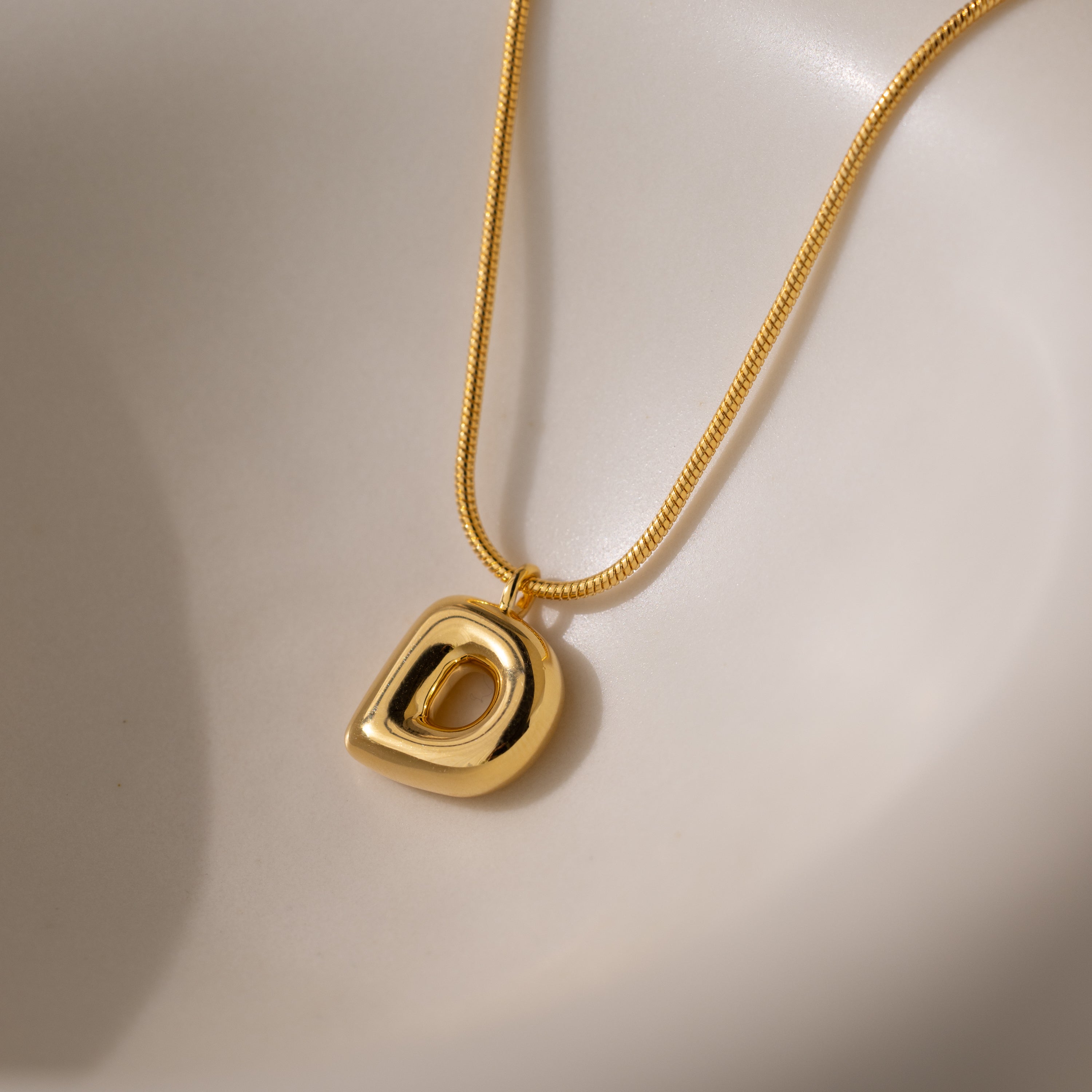 Bubble Letter Necklace