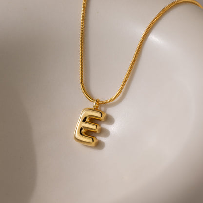 Bubble Letter Necklace