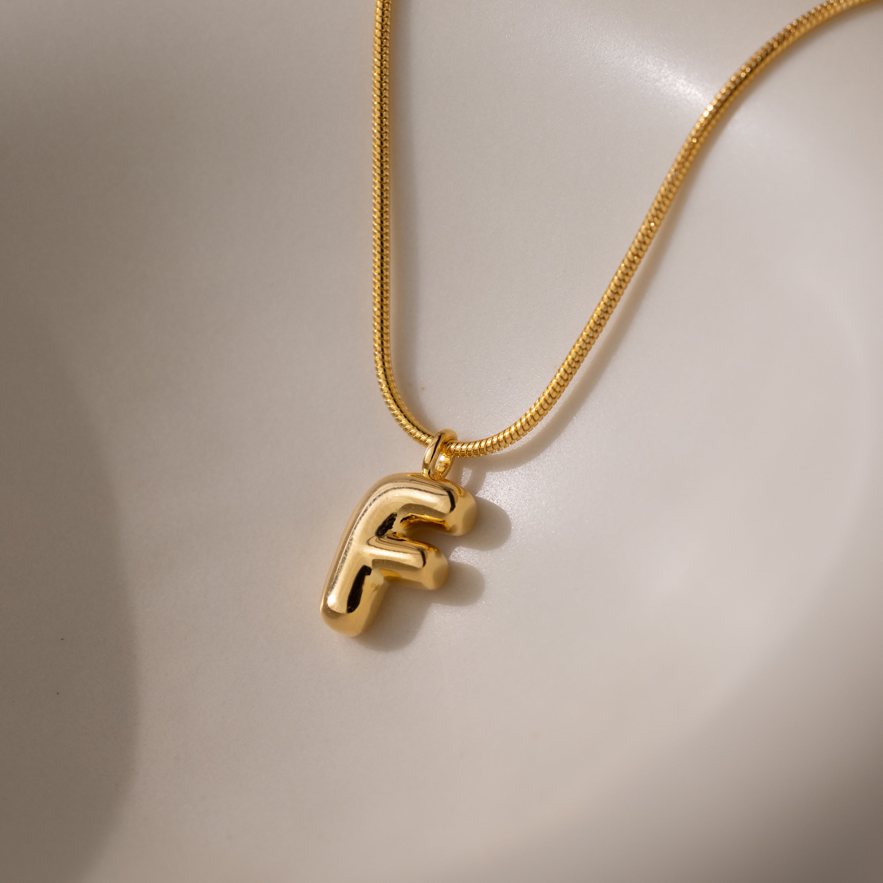 Bubble Letter Necklace