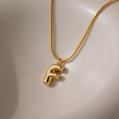 Bubble Letter Necklace
