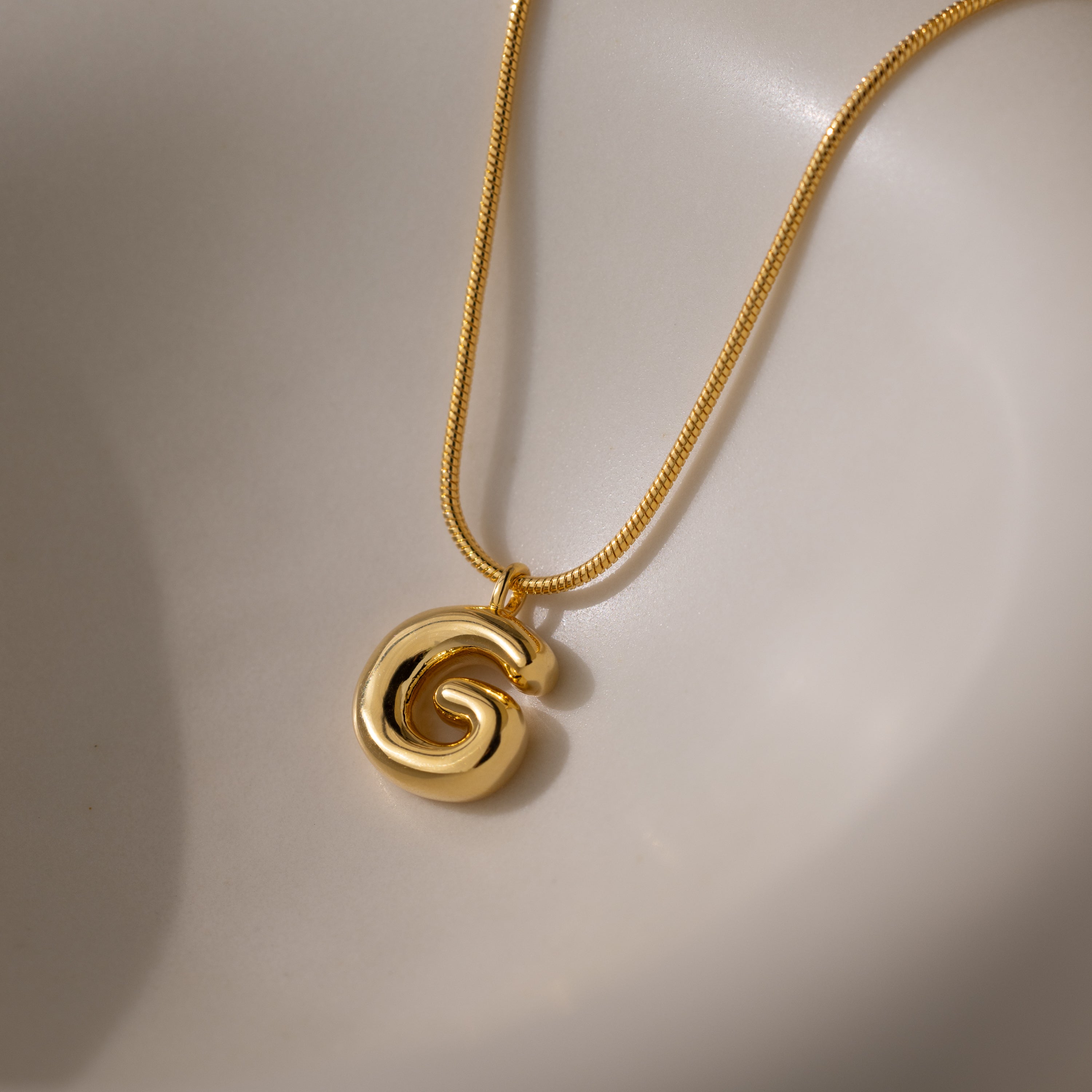 Bubble Letter Necklace