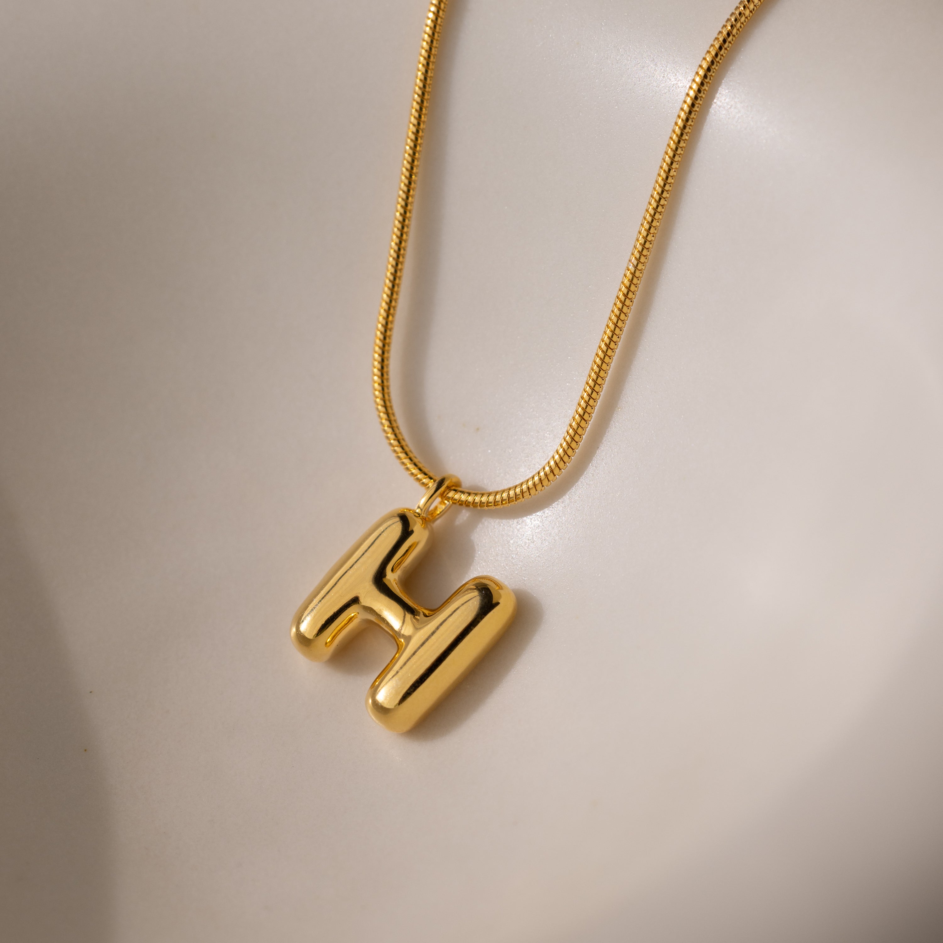 Bubble Letter Necklace