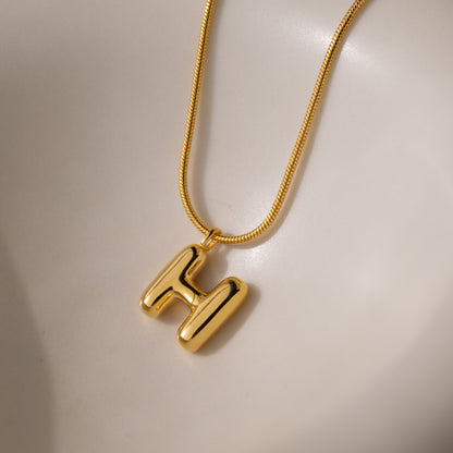 Bubble Letter Necklace