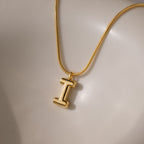 Bubble Letter Necklace