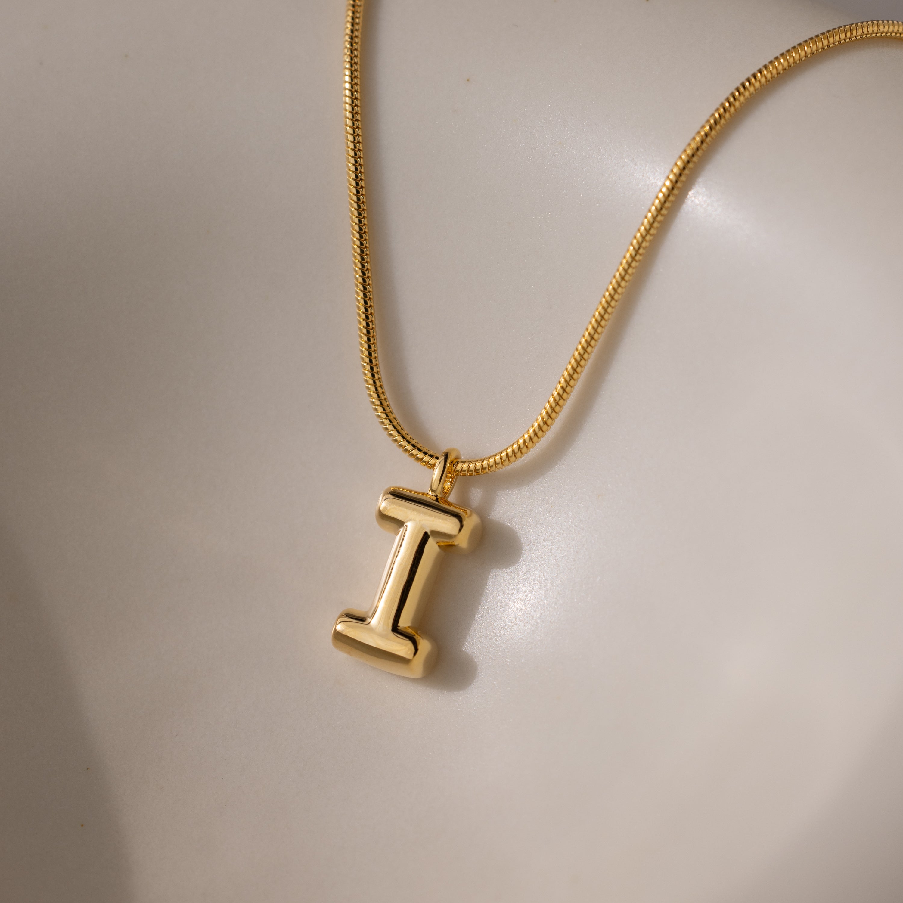Bubble Letter Necklace