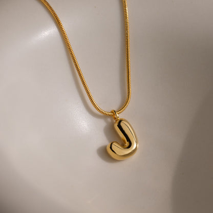 Bubble Letter Necklace