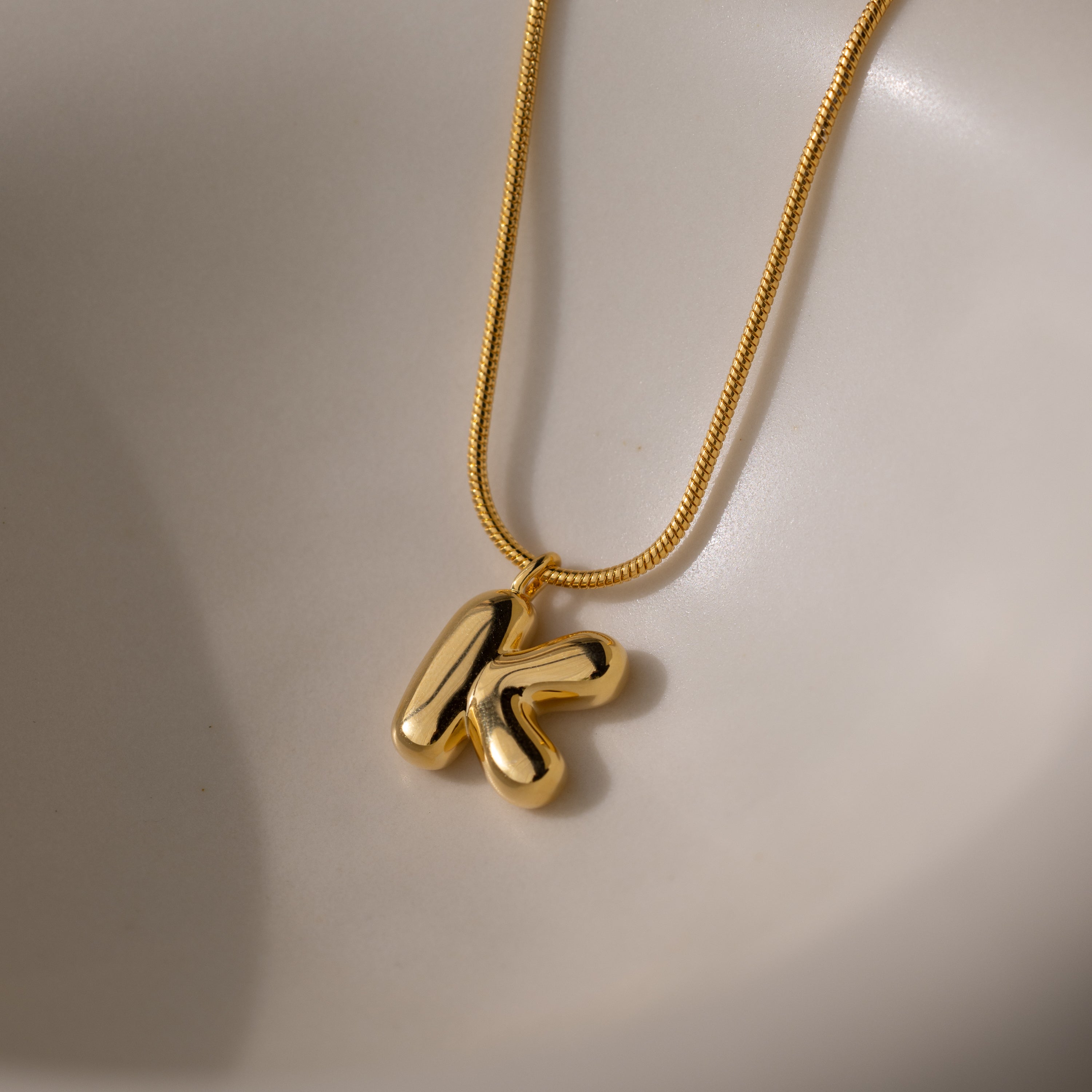 Bubble Letter Necklace