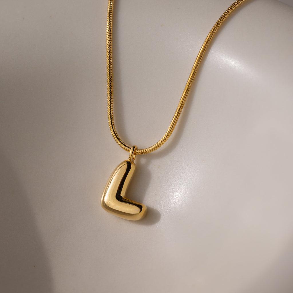 Bubble Letter Necklace