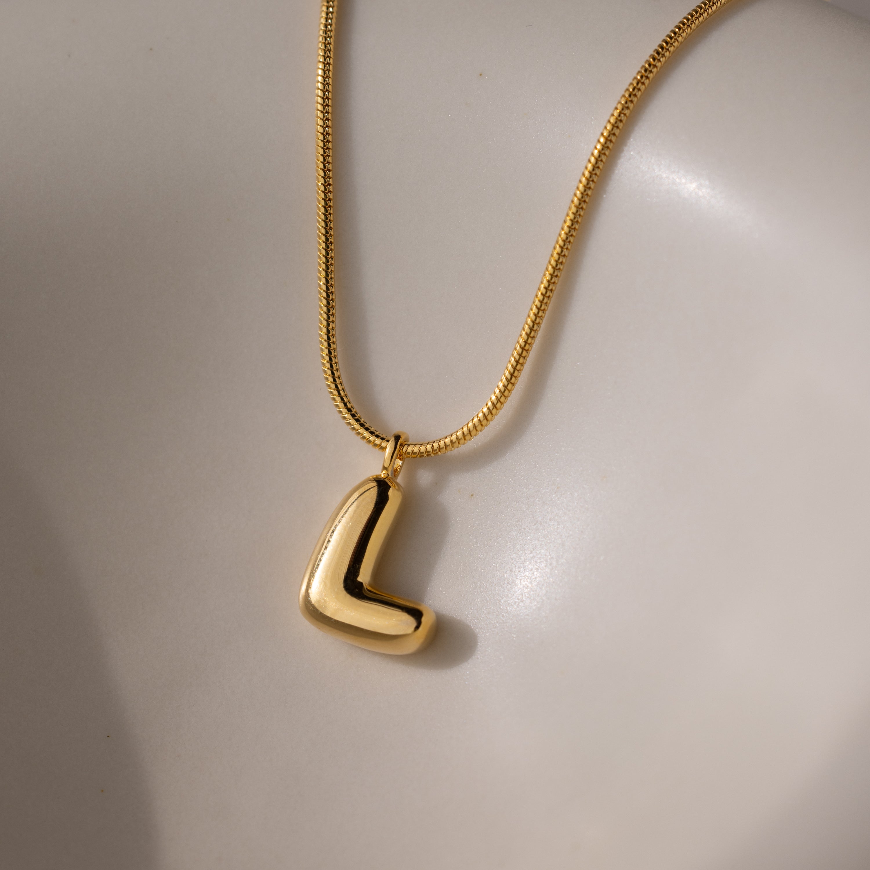 Bubble Letter Necklace