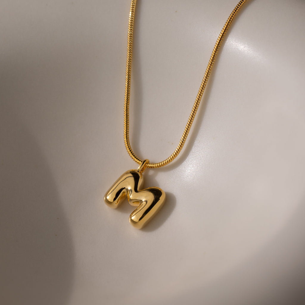 Bubble Letter Necklace