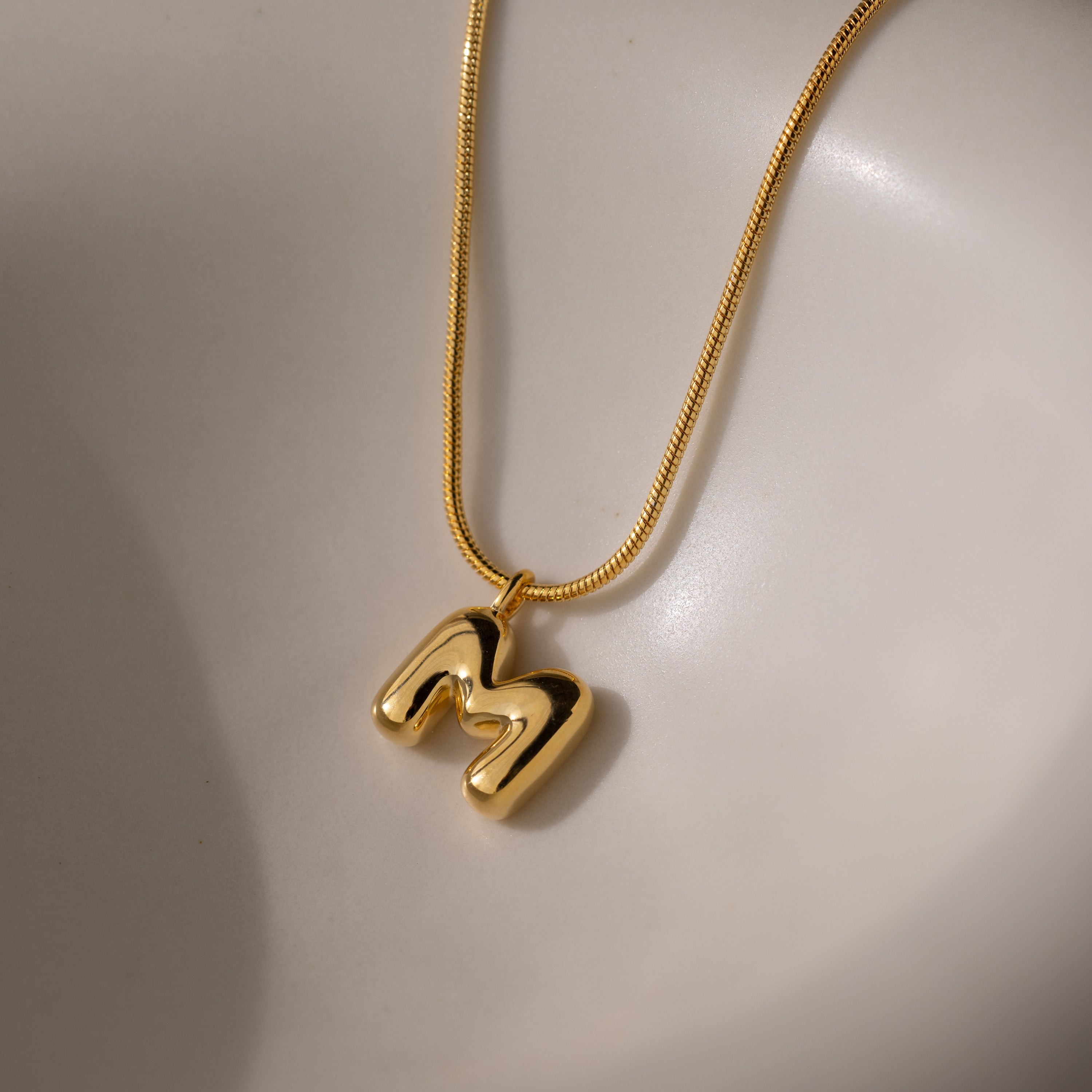 Bubble Letter Necklace