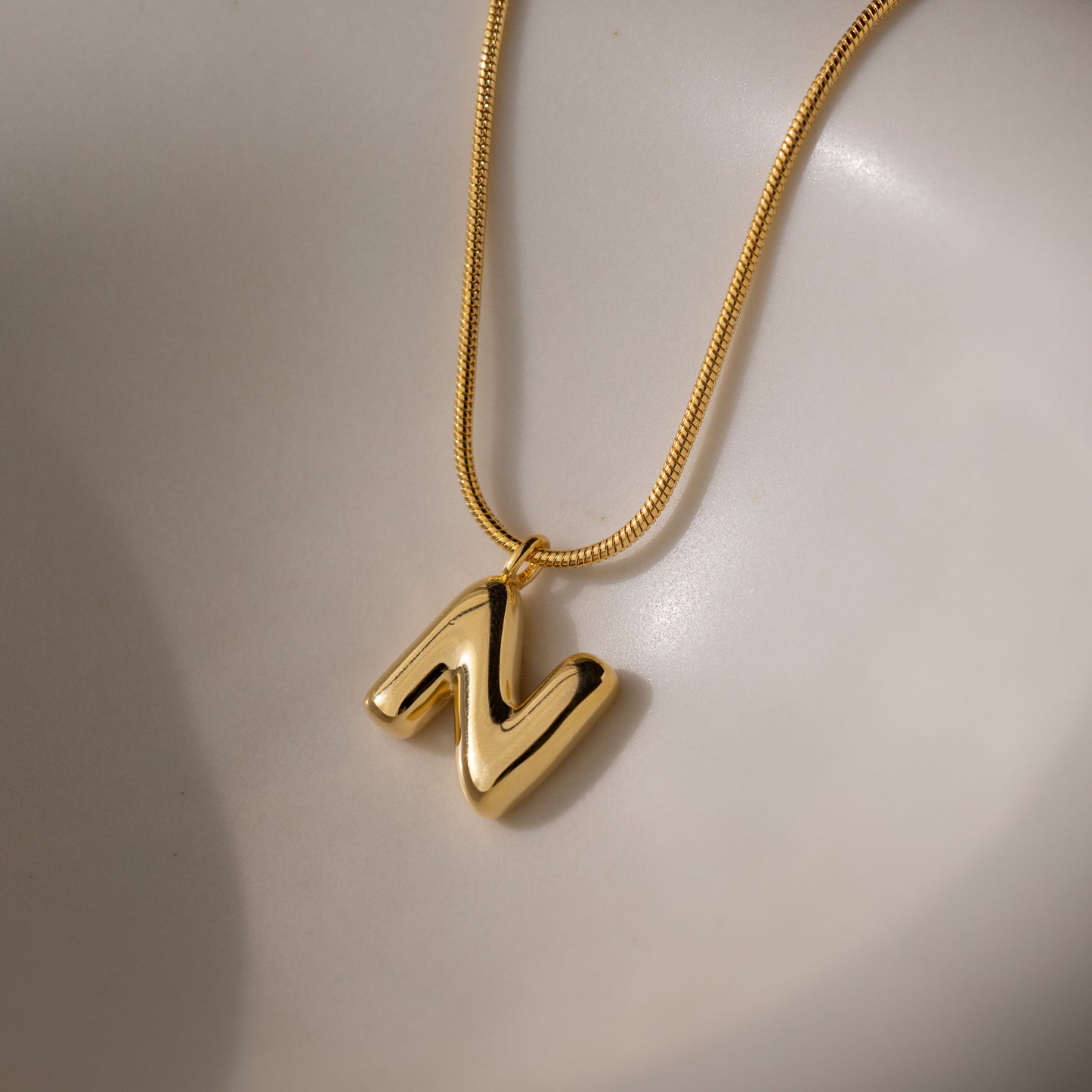 Bubble Letter Necklace