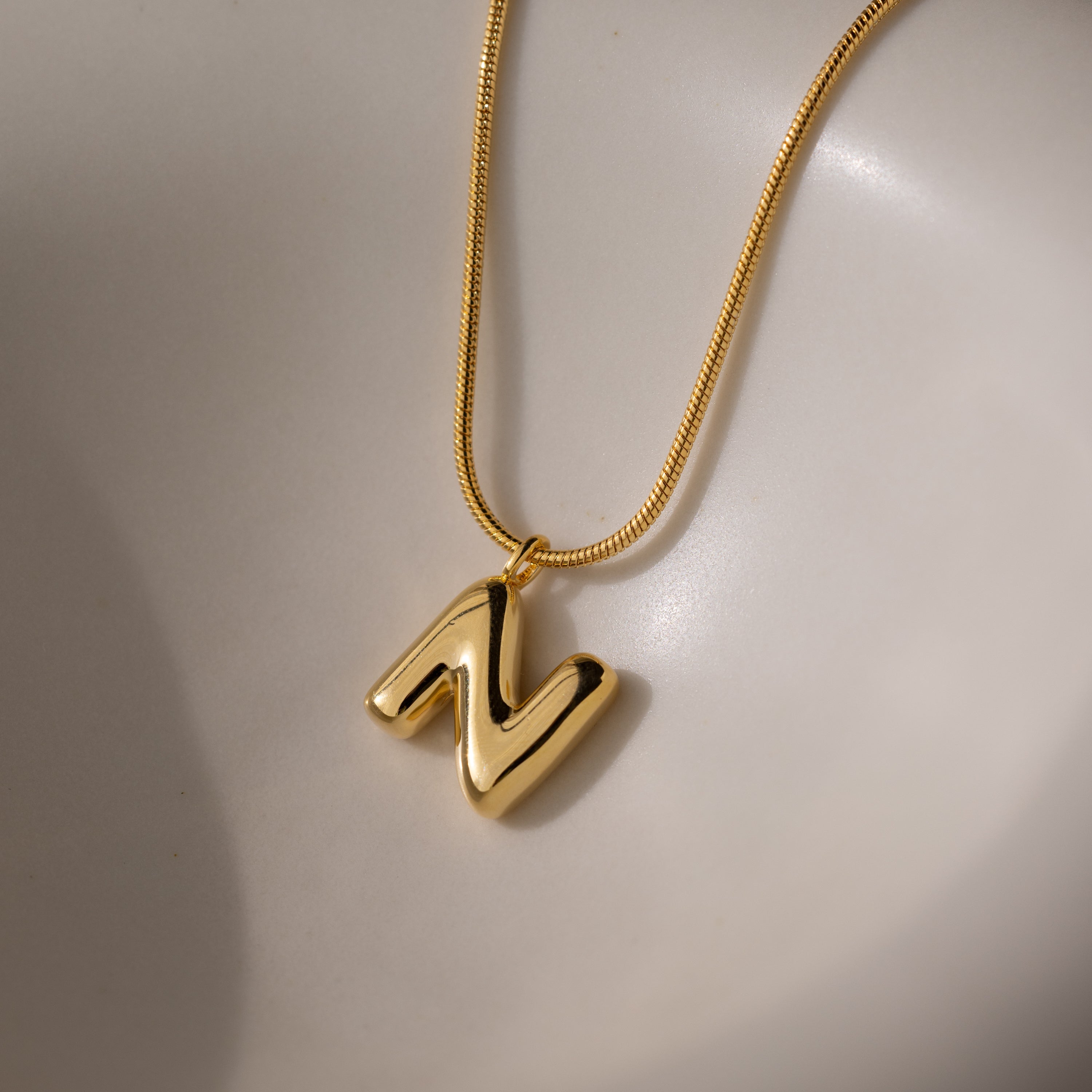 Bubble Letter Necklace