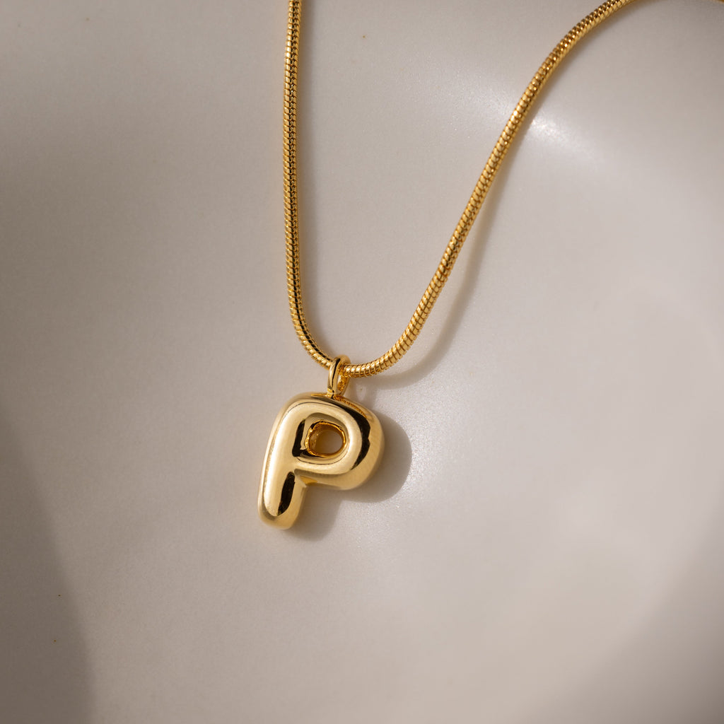 Bubble Letter Necklace
