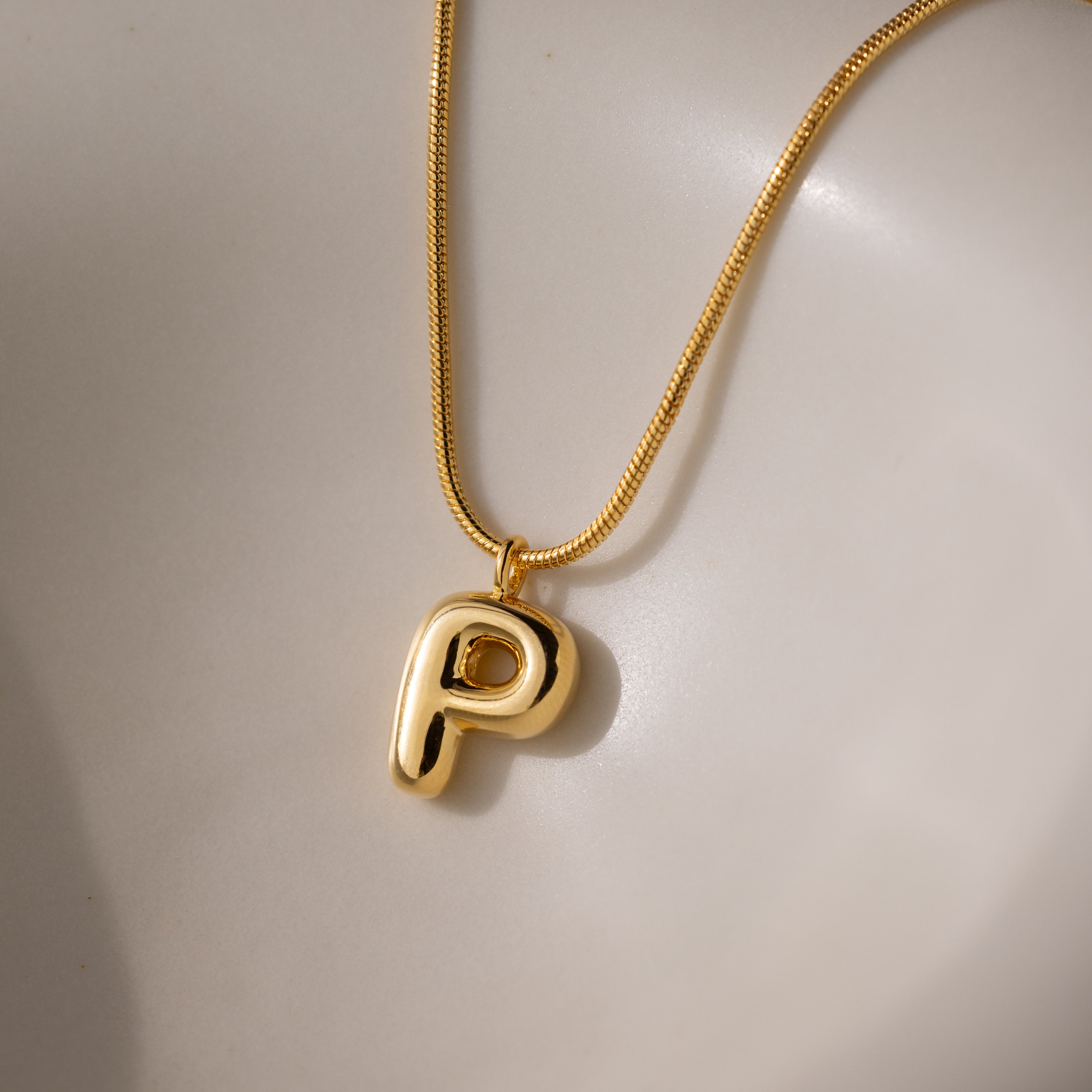 Bubble Letter Necklace