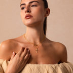 Solace Pave Cross Necklace