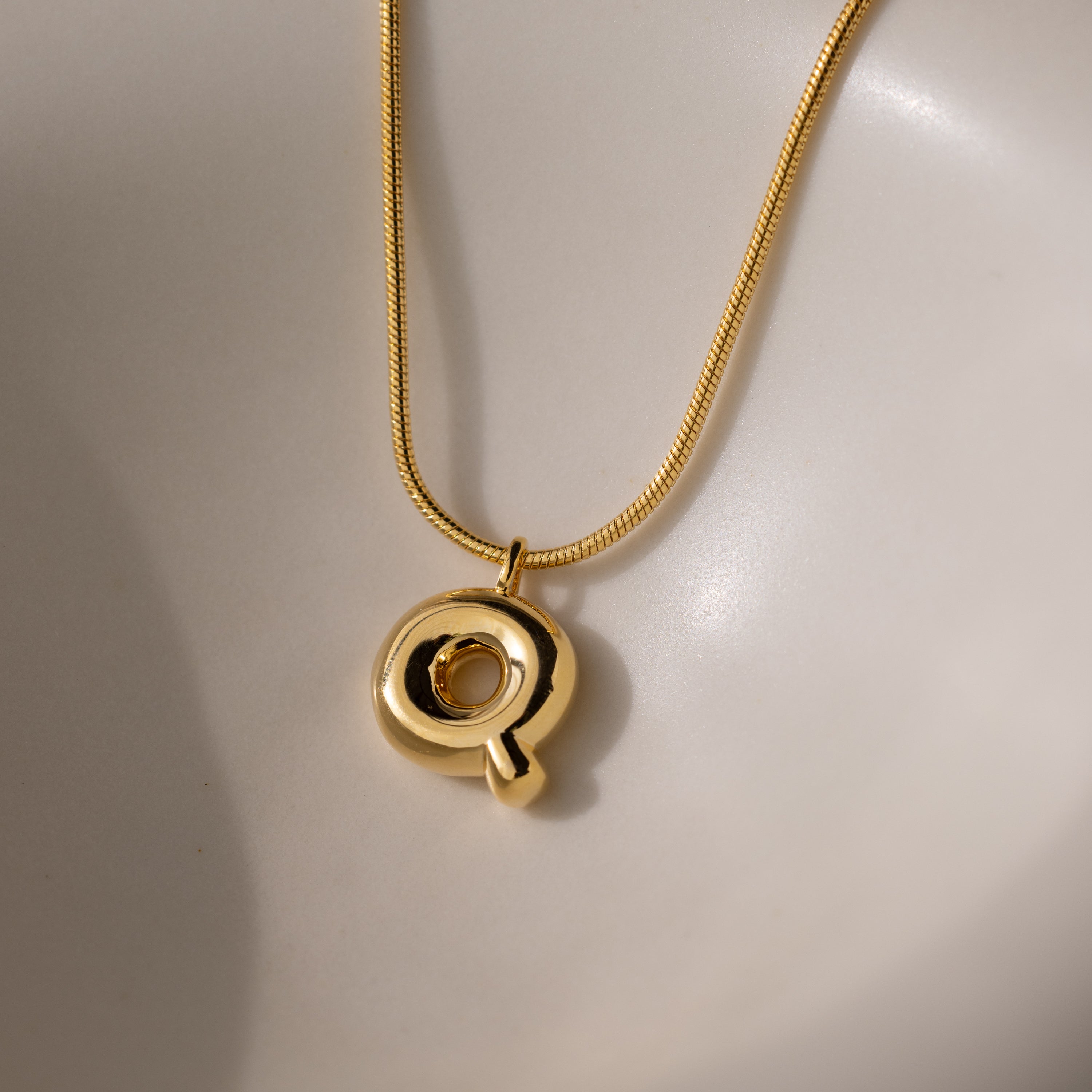 Bubble Letter Necklace