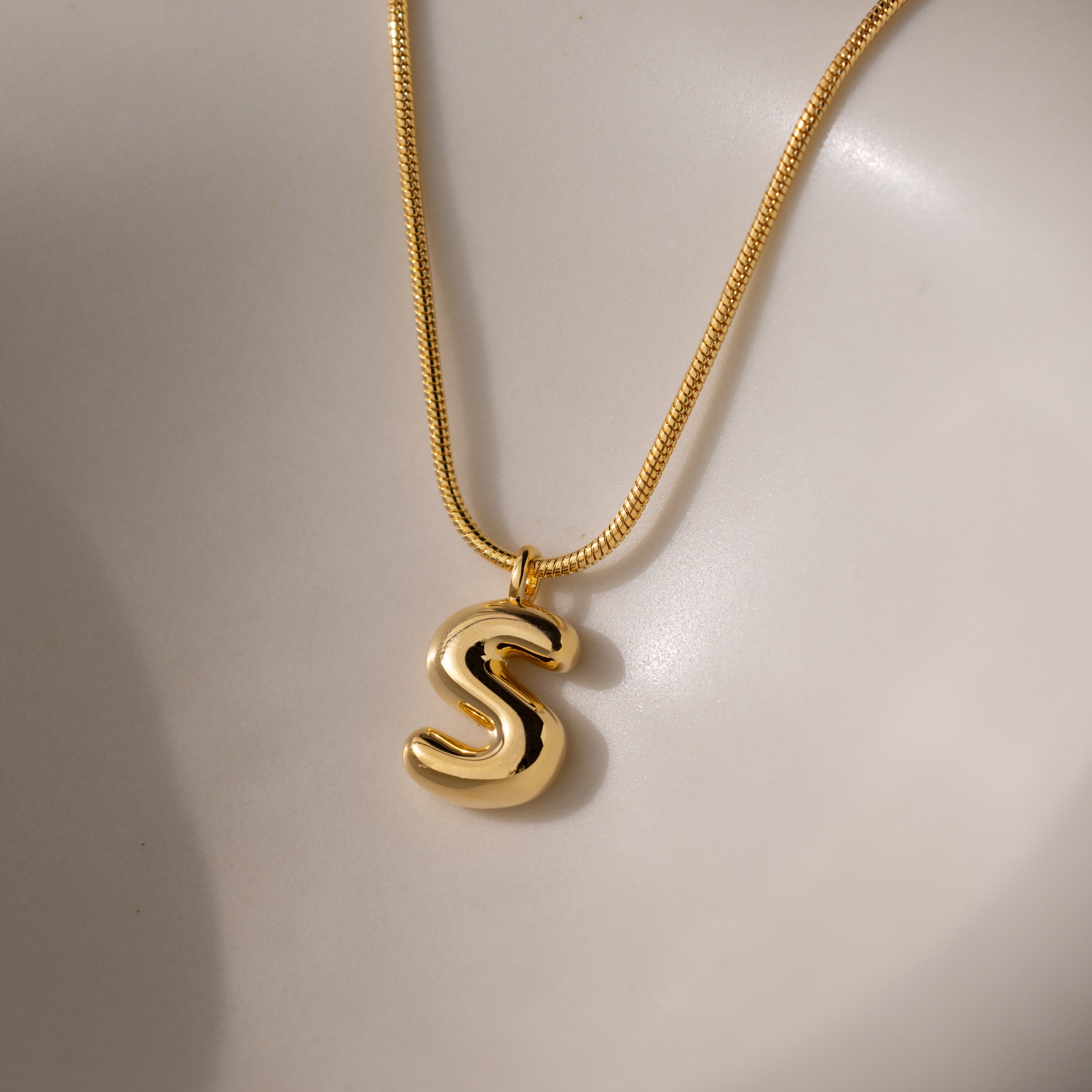 Bubble Letter Necklace