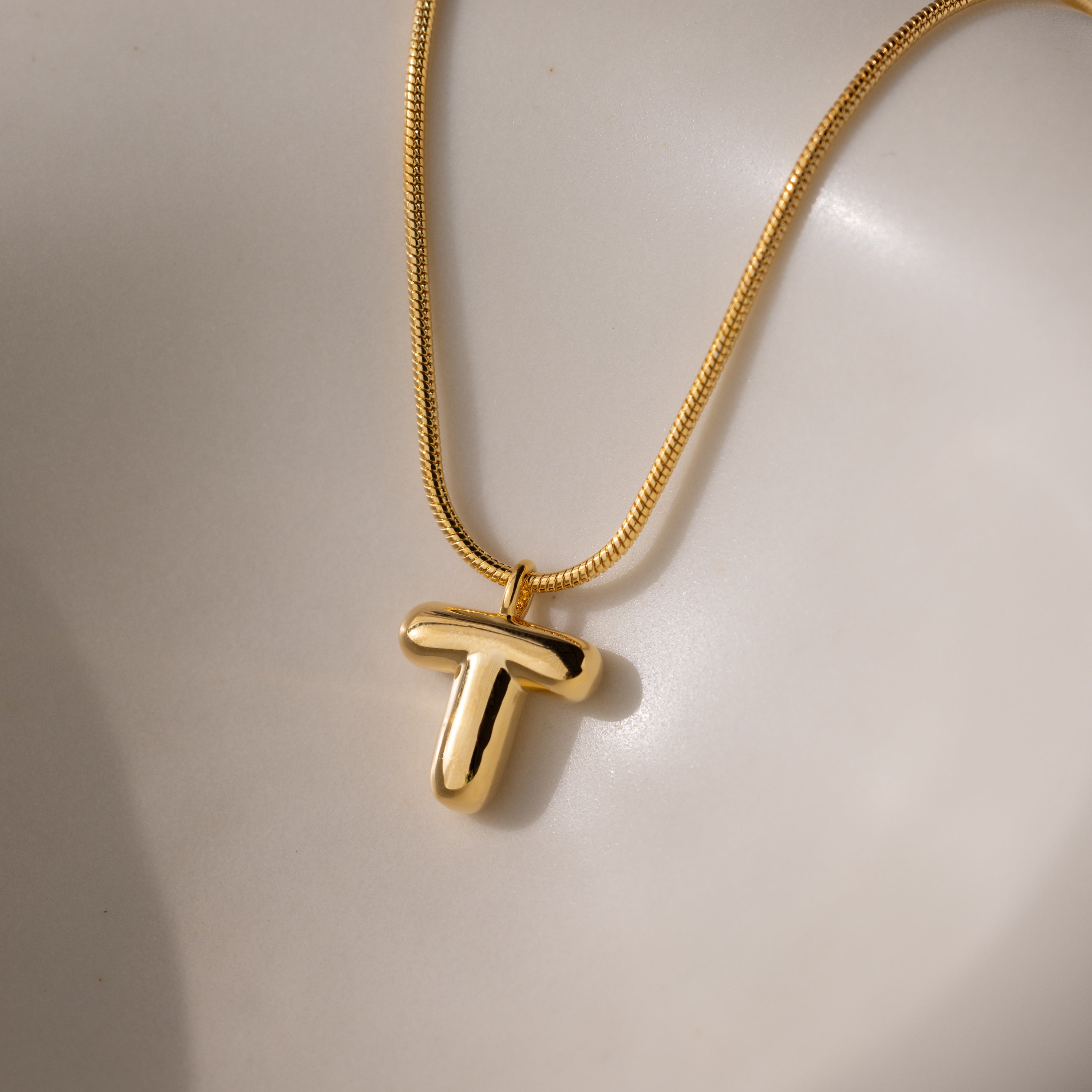 Bubble Letter Necklace