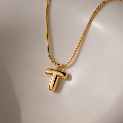 Bubble Letter Necklace