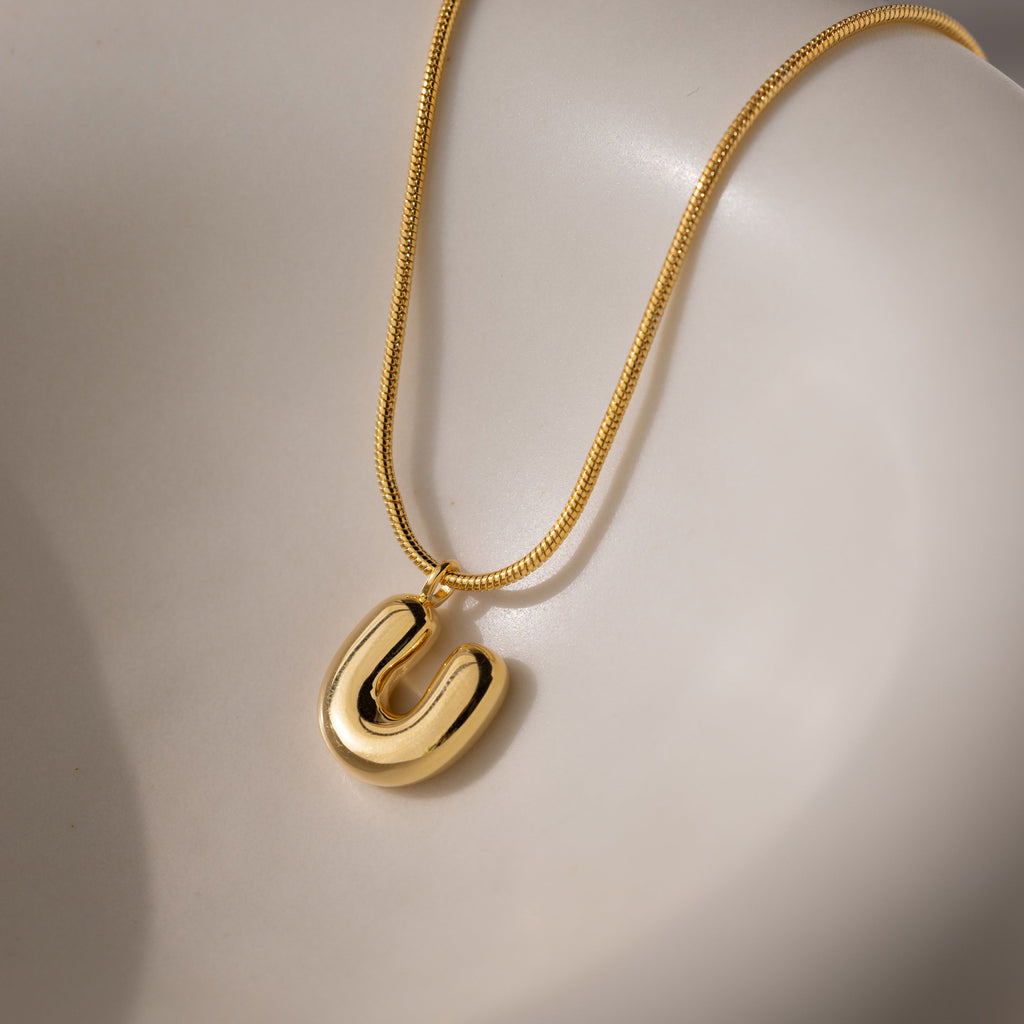 Bubble Letter Necklace