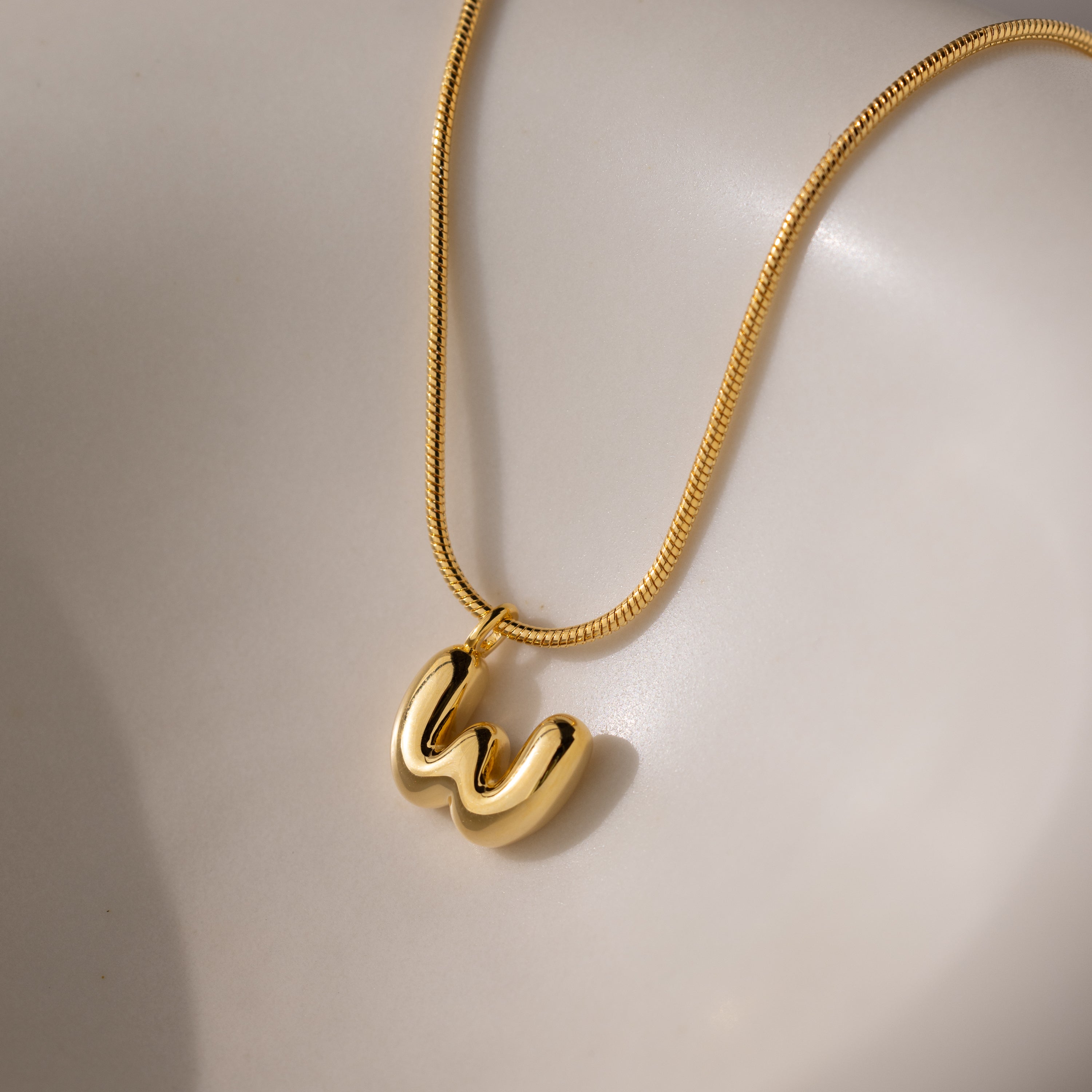 Bubble Letter Necklace