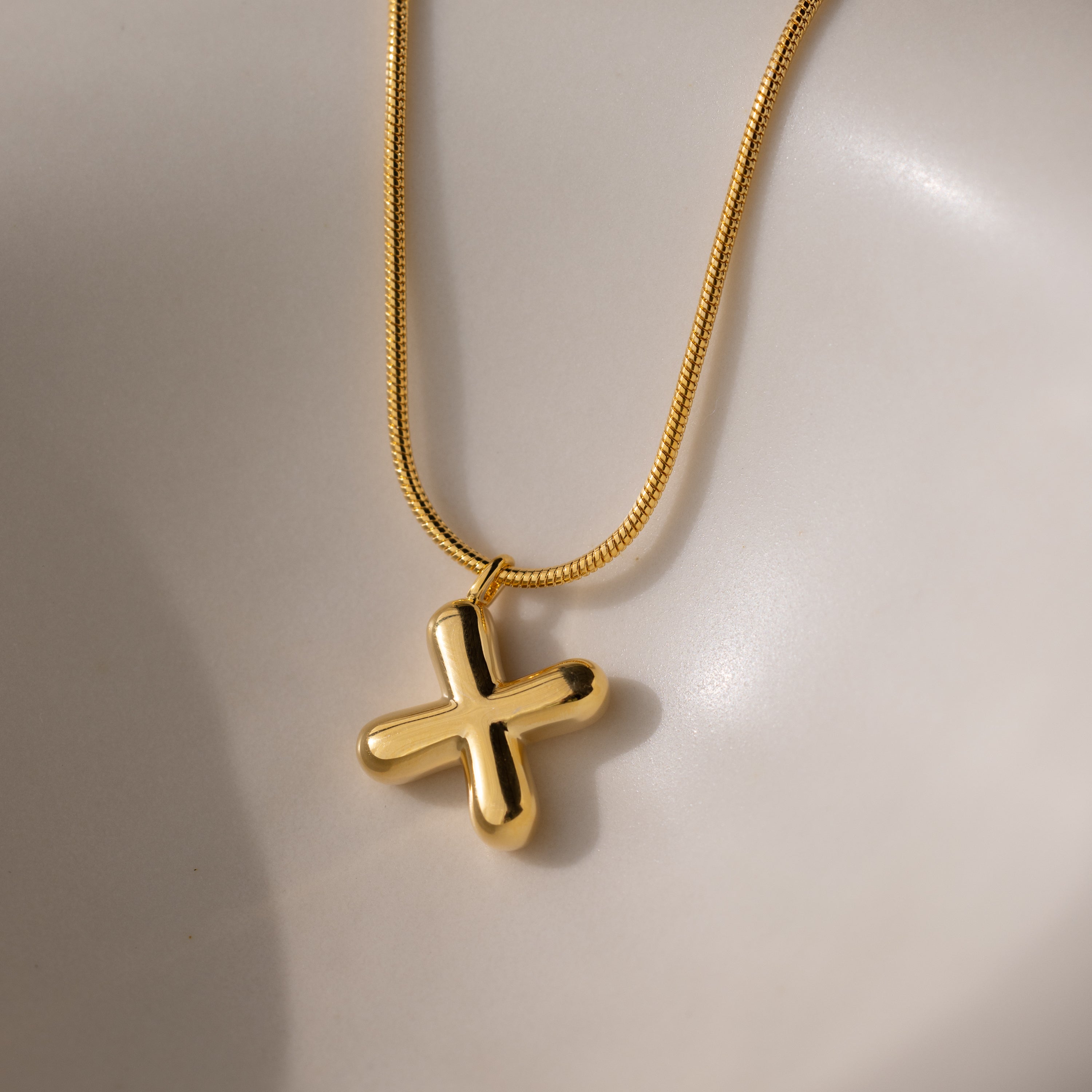 Bubble Letter Necklace