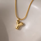Bubble Letter Necklace