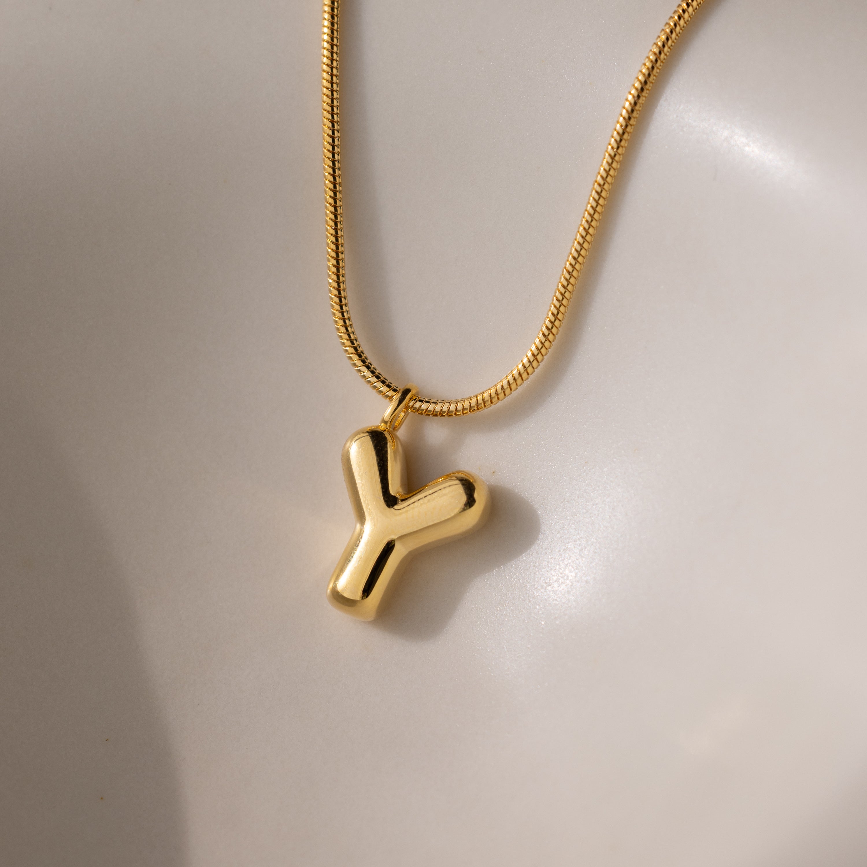 Bubble Letter Necklace