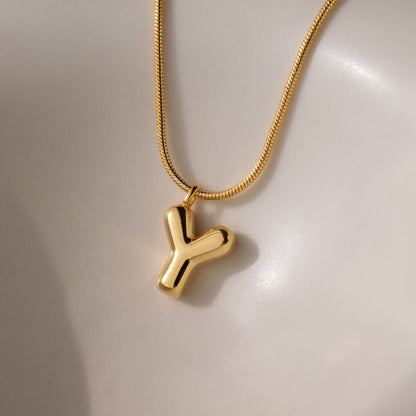 Bubble Letter Necklace