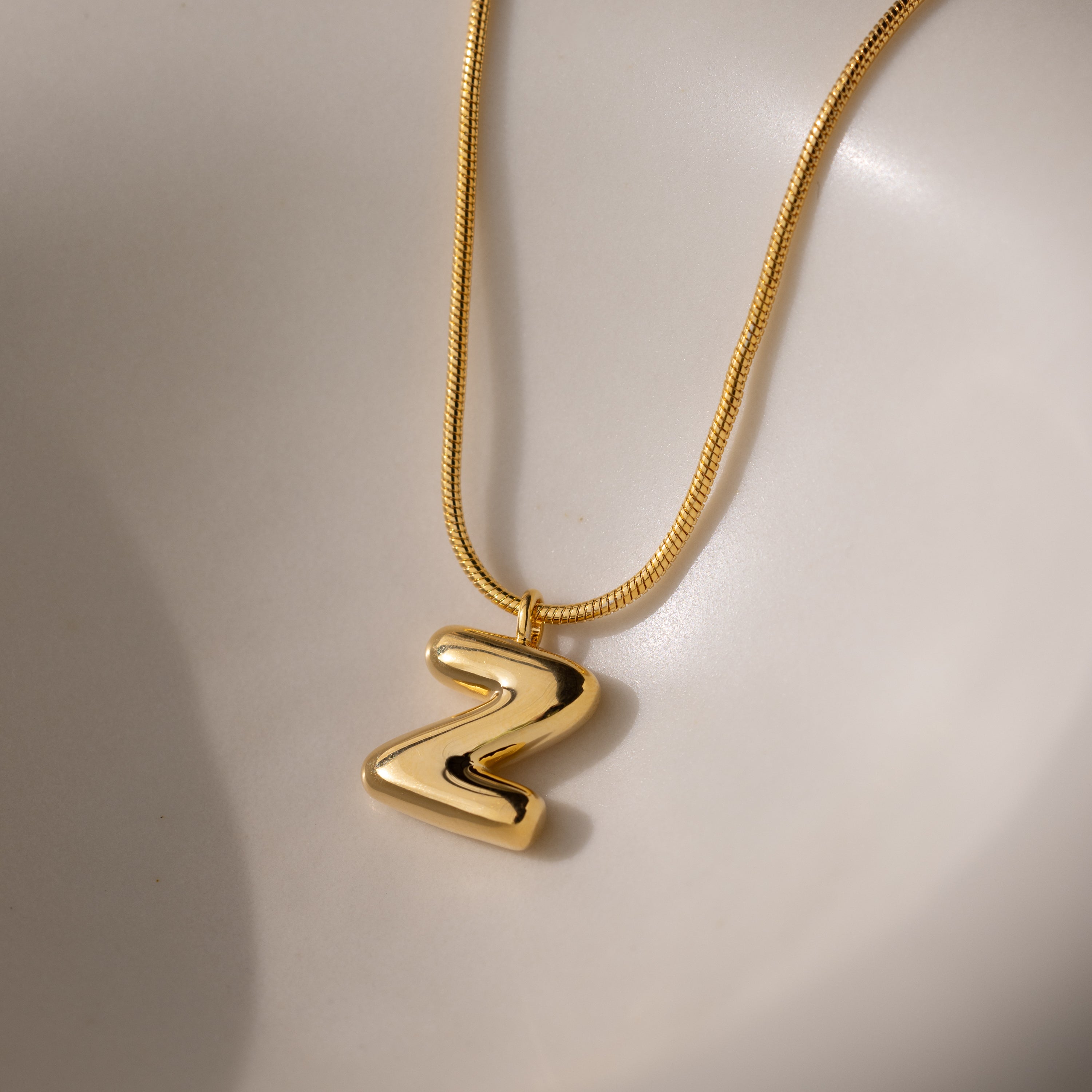 Bubble Letter Necklace