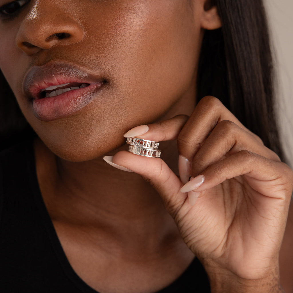Roman Numerals Ring
