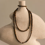 Beaded Tiger's Eye Necklace