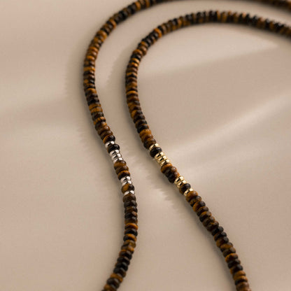 Beaded Tiger's Eye Necklace