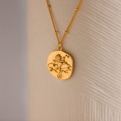 Zodiac Coin Necklace