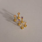 Dainty Birthstone Flatback Studs