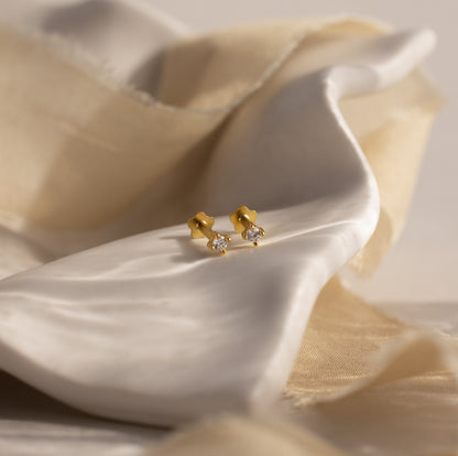 Dainty Birthstone Flatback Studs